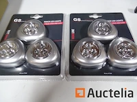 2 sets van 3 led-lampen ontsteking door aanraking - afbeelding 2 van  3