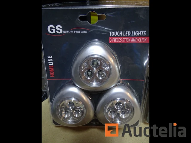 2 sets van 3 led-lampen ontsteking door aanraking - afbeelding 2 van  3