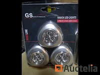 2 sets van 3 led-lampen ontsteking door aanraking - afbeelding 2 van  3