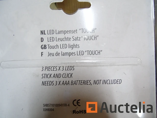 2 sets van 3 led-lampen ontsteking door aanraking - afbeelding 3 van  3