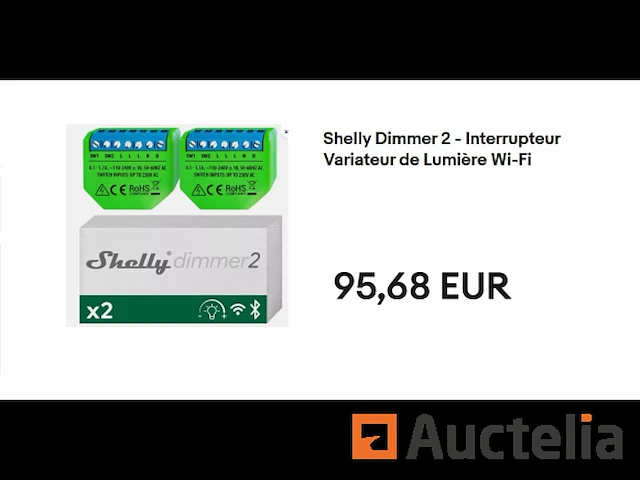 2 shelly dimmer 2 wi-fi light dimmer schakelaars - afbeelding 1 van  1