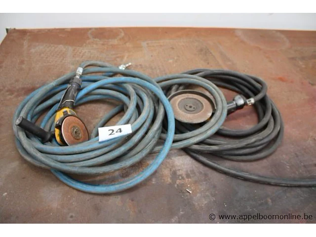 2 slijptollen op perslucht wo atlas copco, werking niet gekend (000-964 / 000-123) - afbeelding 1 van  3