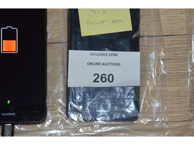 2 smartphones huawei y5ii/cun-l01, 2 smartphones huawei y6/ma-l41, allen zonder lader (b401) - afbeelding 2 van  8
