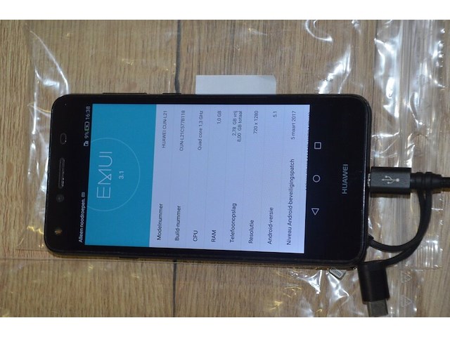 2 smartphones huawei y5ii/cun-l01, 2 smartphones huawei y6/ma-l41, allen zonder lader (b401) - afbeelding 4 van  8