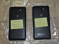 2 smartphones huawei y5ii/cun-l01, 2 smartphones huawei y6/ma-l41, allen zonder lader (b401) - afbeelding 6 van  8