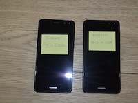 2 smartphones huawei y5ii/cun-l01, 2 smartphones huawei y6/ma-l41, allen zonder lader (b401) - afbeelding 7 van  8