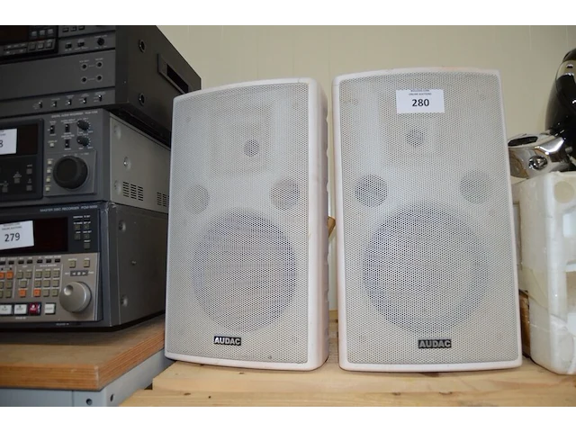 2 speakers audac - afbeelding 4 van  6