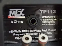 2 speakers mtx audio 150w tp112 8 ohms - afbeelding 6 van  6