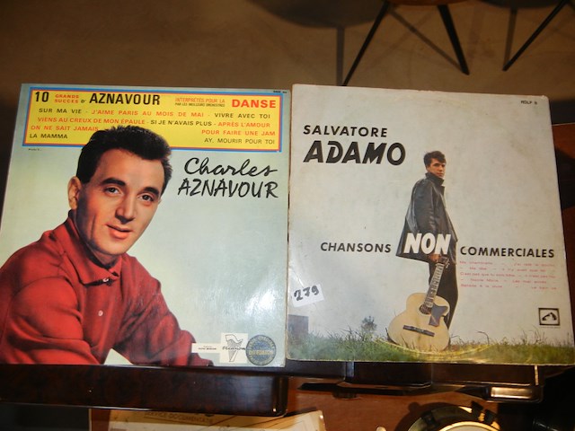 2 speelplaten adamo en charles - afbeelding 1 van  1