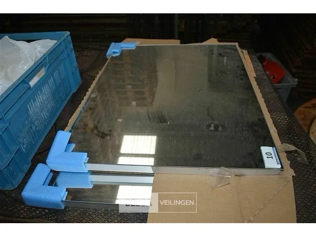 2 spiegels 1x l 0,80 x b 0,60 - 1x l 100 x b 0,60 - licht beschadigd - afbeelding 2 van  2