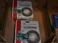 2 staalborstels voor slijpmolen inox lessmann - afbeelding 3 van  5