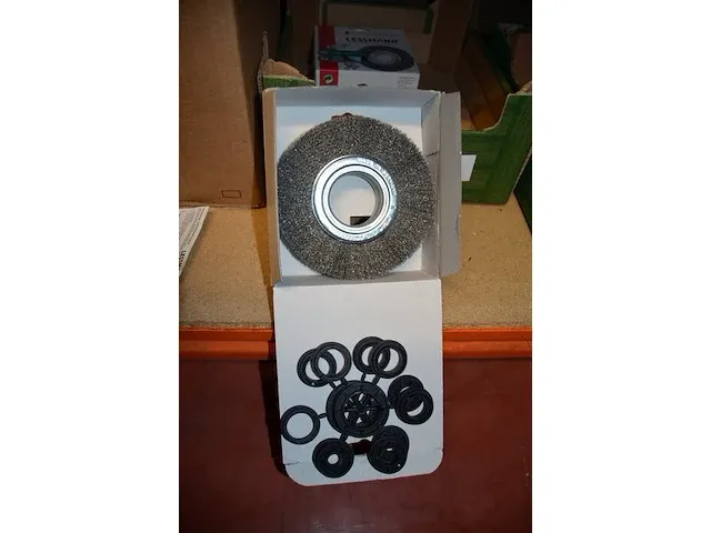 2 staalborstels voor slijpmolen inox lessmann - afbeelding 5 van  5