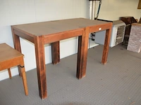 2 staantafels ca. 1 m x 1 m - afbeelding 2 van  4