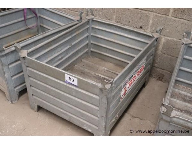 2 stalen container - afbeelding 2 van  2