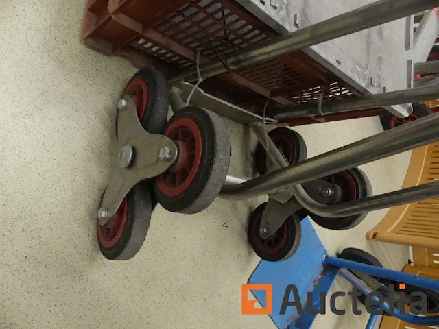 2 steekwagens drievoudige wielen - afbeelding 5 van  12