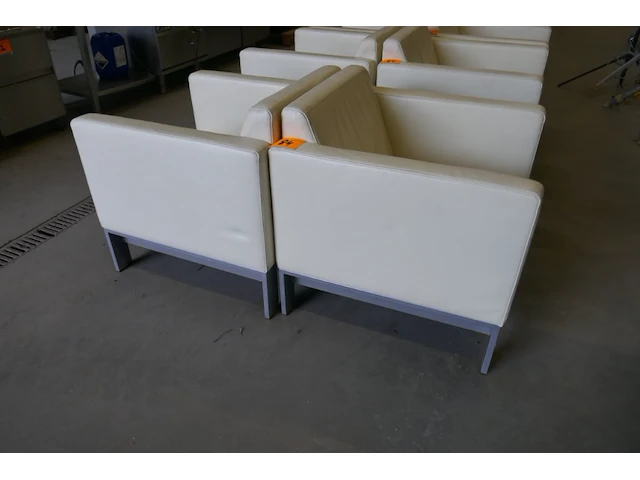2 stijlvolle lederen designzetels drisag - afbeelding 1 van  4