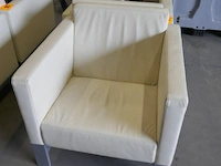 2 stijlvolle lederen designzetels drisag - afbeelding 2 van  4