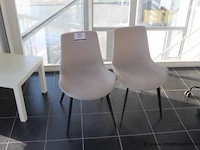 2 stoelen in stof bekleed - afbeelding 1 van  1
