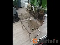 2 stoelen pvc-ontwerp - afbeelding 2 van  3