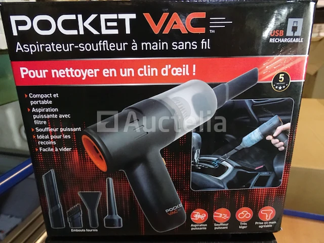 2 stofzuigers / blazers / inflators venteo miracle pocket vac draadloos - afbeelding 2 van  8