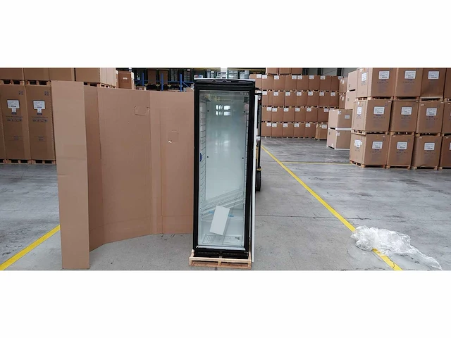 2 stuks - topcold - dv40 - zwarte glasdeur vrieskast - freezer (2x) - afbeelding 1 van  1