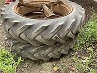 2 stuks dubbelluchtwielen met velgen goodyear - afbeelding 4 van  6