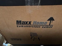 2 stuks eetkamerstoelen, licht grijs - afbeelding 1 van  1