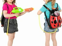 2 stuks grafix waterpistool rugtas voor kinderen rood - afbeelding 2 van  3