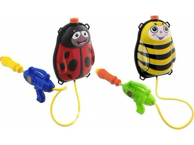 2 stuks grafix waterpistool rugtas voor kinderen rood - afbeelding 3 van  3