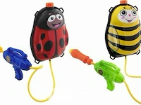 2 stuks grafix waterpistool rugtas voor kinderen rood - afbeelding 3 van  3