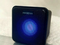 2 stuks portable bluetooth speaker met led verlichting