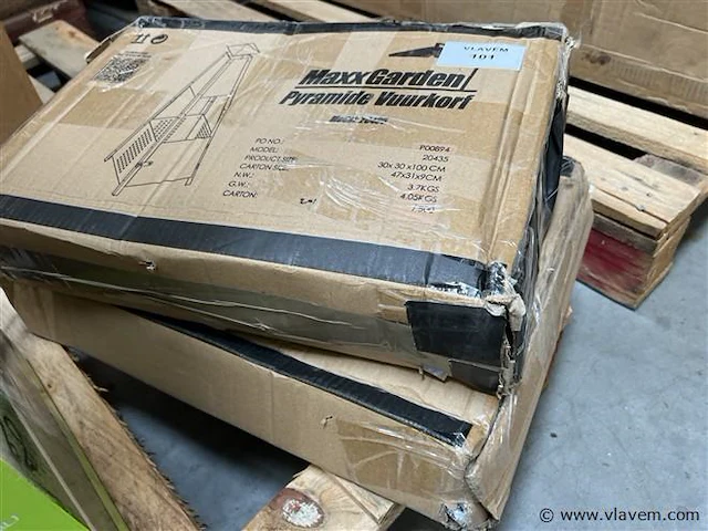 2 stuks, pyramide vuurkorf - afbeelding 3 van  3