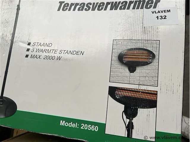 2 stuks, terrasverwarmer - afbeelding 1 van  2