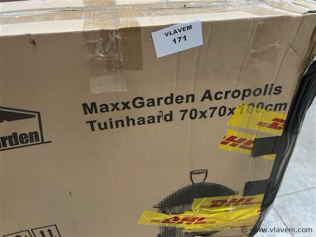 2 stuks terrrasverwarmers en tuinhaard - afbeelding 1 van  3