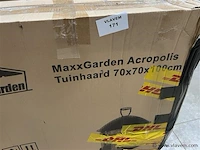 2 stuks terrrasverwarmers en tuinhaard - afbeelding 1 van  3