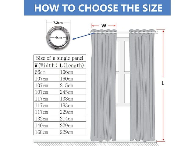 2 stuks verduisteringsgordijnen - afbeelding 3 van  3