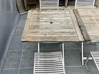 2 tafels en 4 stoelen - afbeelding 3 van  7