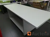 2 tafels werk op wielen - afbeelding 2 van  5