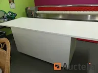 2 tafels werk op wielen - afbeelding 4 van  5