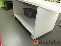 2 tafels werk op wielen - afbeelding 5 van  5