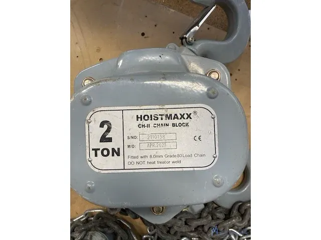 2 takels hoistmaxx - afbeelding 3 van  3