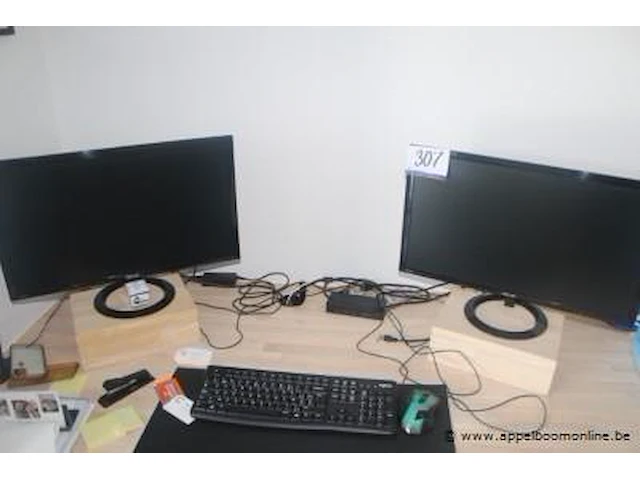 2 tft schermen asus, zonder toebehoren - afbeelding 1 van  2