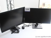 2 tft-schermen hp en ilyama - afbeelding 1 van  1