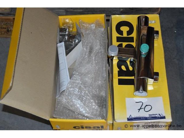 2 thermostatische kranen cisal - afbeelding 1 van  3