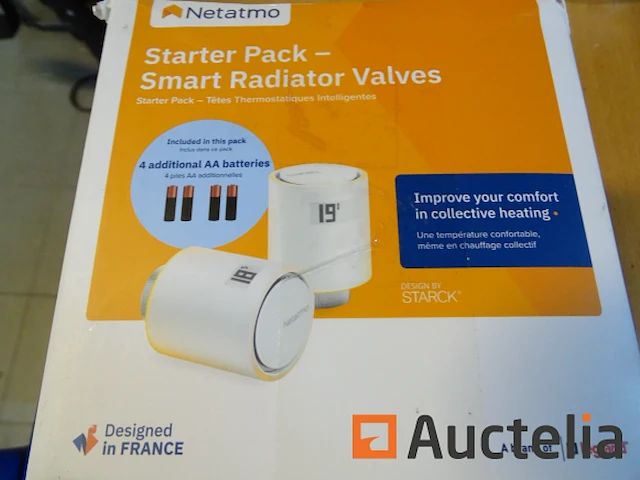 2 thermostatische kranen netatmo nvp-amz - afbeelding 1 van  2