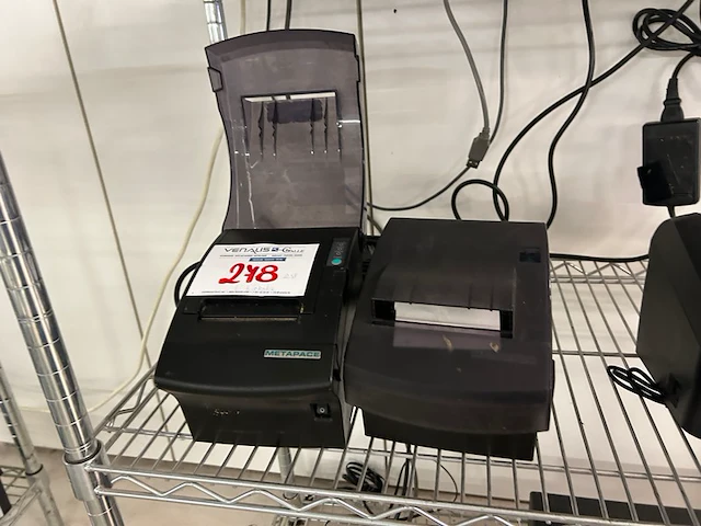 2 ticketprinters metaface - afbeelding 1 van  4