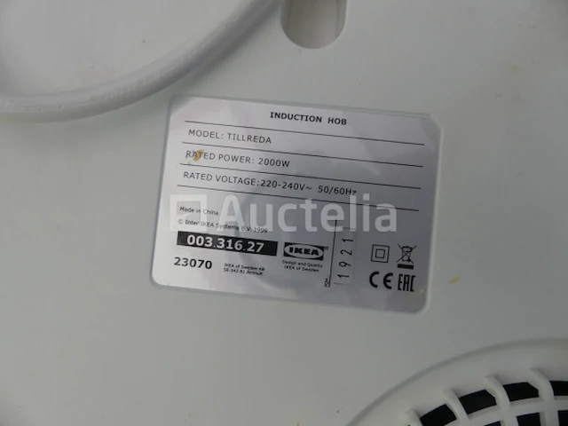 2 tillreda elektrische inductiekookplaten - afbeelding 1 van  3