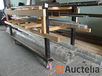 2 transport roltafel voor zwaar gebruik