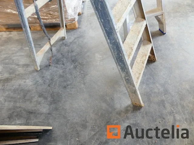 2 trapladders aluminium - afbeelding 2 van  7