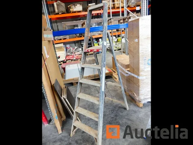 2 trapladders aluminium - afbeelding 6 van  7